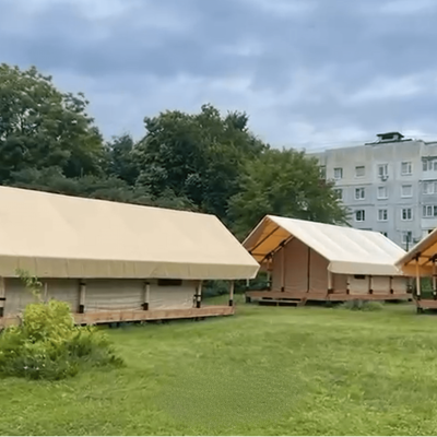 Глэмпинг палатка  6х4м